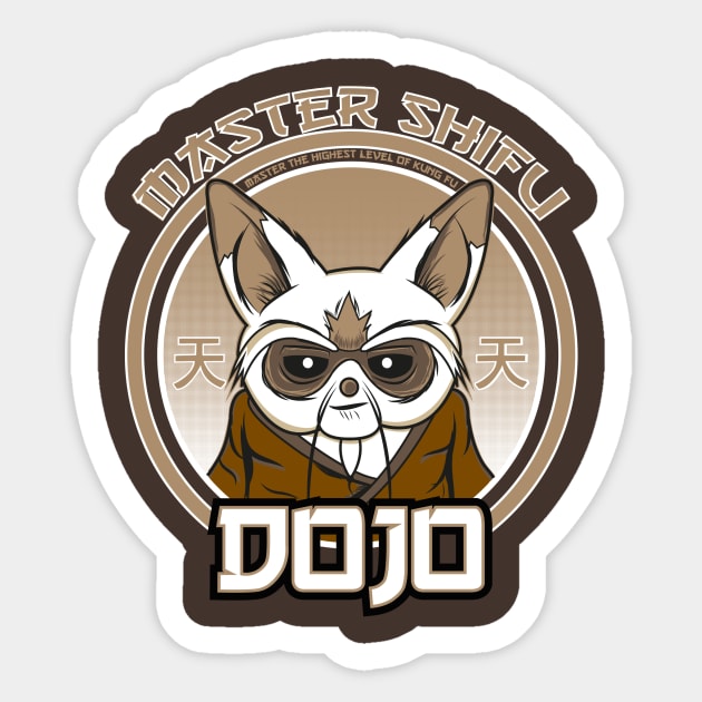 Shifu Dojo Sticker by Piercek25